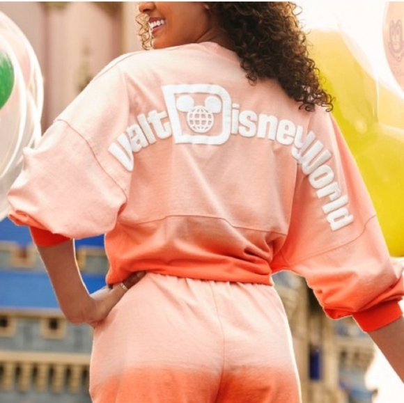 Disney World Peach Umbre Spirit Jersey Medium - Picture 2 of 11